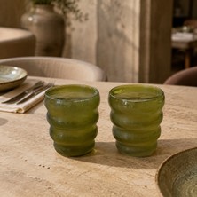 Wd Lifestyle Samarcanda 2'li Yeşil Su Bardağı 360 ml (Her Bir Bardak)