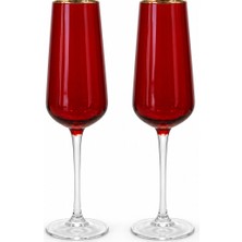 Pozzi Milano Gran Galà 2'li Cam Şampanya Kadehi Seti - 300 ml