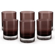 Pozzi Milano Fun Classy 6’lı Cam Su Bardağı Seti - 350 ml