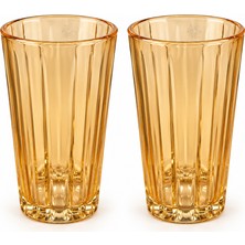 Pozzi Milano Modern Classic 2'li Cam Meşrubat Bardağı Seti - 400 ml
