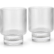 Pozzi Milano Modern Classic 2'li Su Bardağı Seti 320ML Transparan - PM0153 Trsp