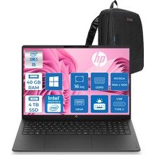 Hp Omnibook 3 16-BU0022NT Intel Core 5 315 40GB Ddr5 4tb SSD Intel Graphics 16" Wuxga IPS Windows 11 Pro Taşınabilir Bilgisayar DX9T1EAWP25 + Zettaçanta