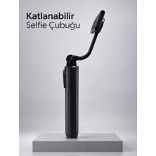 Nemere İthalat Uzaktan Fotoğraf Çekimi Için Döndürülebilir Telefon Tutuculu Selfie Çubuğu Nemere Ithalat