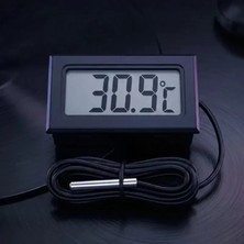 Nemere İthalat Mini Dijital Termometre - Problu - Su Geçirmez Nemere Ithalat