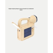 SBN - Store Güneş Enerjili Alev Efektli Lamba Cob LED Su Geçirmez Çok Fonksiyonlu
