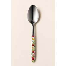 Easy Life Collection's Easy Lıfe Jardin Des Fraises Porselen Saplı Yemek Kaşığı
