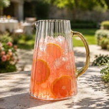 Wd Lifestyle Akrilik Sürahi 2,5 L - Şeffaf Gold