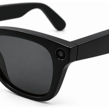 SBN - Store Kameralı Akıllı Güneş Gözlüğü Smart Glasses Siyah Şık Tasarım