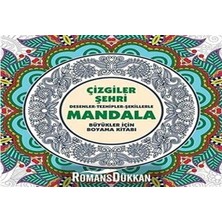 Happy Trend Şehri - Mandala: Desenler - Tezhipler - Şekillerle Mandala;büyükler Için Boyama Kitabı