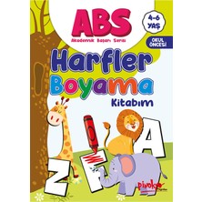 Happy Trend 4-6 Yaş Harfler Boyama Kitabım