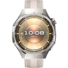Happy Trend 46MM Uyumlu Metal Tokalı Dikiş Detaylı Dokuma Silikon Kordon – Şık, Rahat, Terletmeyen ve Ayarlanabilir Akıllı Saat Kayışı