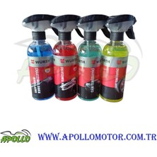 Happy Trend Motosiklet Temizlik Seti (Jant - Böcek - Cam Temizleme - Hizli Lekeçikarici) 400 ml