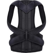 Happy Trend Duruş Korsesi | Ayarlanabilir Sırt ve Bel Desteği | Kamburluk Önleyici Balenli Unisex Postür Düzeltici | Nefes Alabilen Kumaşlı Ergonomik Sırt Destek Korsesi