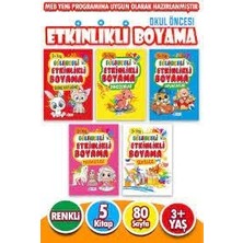 Happy Trend Yaş Eğitici Etkinlikli Boyama Seti - 5 Kitap