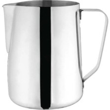 Happy Trend Çelik Süt ve Kahve Potu, Pitcher Sütlük, Süt Köpürtücü, Köpürtme Kabı, 350 ml
