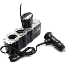 Happy Trend Araç Oto Çakmak Çoklayıcı Çoğaltıcı Soketi USB Çakmaklık