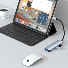 Happy Trend USB Type C Çoğaltıcı Hub Her Ihtiyacı Giderecek Çeşit Mevcuttur (Usb ve Type C Pd, USB Çoklayıcı 4 Lü Hub-11)