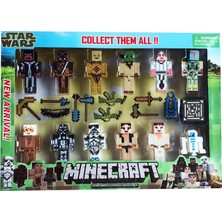 Can Ali Toys Minecraft 23 Parça Aksesuarlı Star Wars Serisi - 5-7 Yaş Erkek Çocuklar İçin