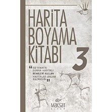 Happy Trend Boyama Kitabı 3: 30 Tematik Dünya Haritası-Renkleri Kullan-Haritalar Anlam Kazansın