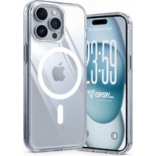 Happy Trend iPhone 14 Pro Için Kılıf Magsafe Ile Uyumlu Şeffaf Sert Kristal Mika Sararmaz Telefon Kılıfı
