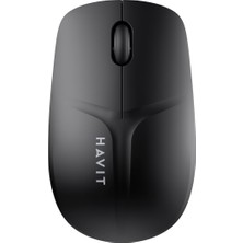 Happy Trend Kablosuz Sessiz Mouse - 1600 Dpı, Hafif Tasarım (Siyah)