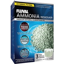 Happy Trend Amonyak Sökücü, Tatlı Su Akvaryumları Için Kimyasal Filtre Ortamı, 3'lü Paket