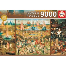 Happy Trend 14831, Zevk Bahçesi, 9000 Parça Yapboz Yetişkinler ve 14 Yaşından Büyük Çocuklar Için, Hieronymus Bosch