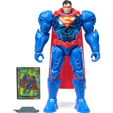 Happy Trend Metal Force Superman Aksiyon Figürü, 30 cm Büyüklüğünde, Aksiyon Dolu Maceralar Için 8 Eklem Noktası. 4 Yaş ve Üstü Çocuklar Için