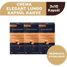 Happy Trend Crema Elegant Lungo Kapsül Kahve 3X10 Adet - Nespesso Uyumludur