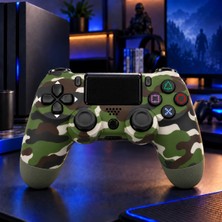 Happy Trend Kablosuz Oyun Kolu, Bluetooth Gamepad, Ps4/pc/android Tv Uyumlu, Çift Titreşimli, Şarj Edilebilir