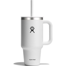 Happy Trend All Around Travel Tumbler Pipetli Termos 946 ml (32 Oz) - Beyaz