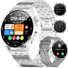 Happy Trend Akıllı Saat Erkek Bluetooth Görüşme, 1,39 Inç Hd Akıllı Saat Kalp Hızı Uyku 100+ Spor Modu, Su Geçirmez IP68 Akıllı Saat Android Ios Için