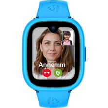Happy Trend Watch 5 Plus Çocuk Akıllı Saat - Görüntülü Arama, Gps, Sos, Sağlık Takibi, Güvenli Alan (Mavi)