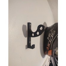 Happy Trend Motosiklet Bisiklet Scooter Kask ve Mont Duvar Askısı Kask Tutucu Vida Dübel Dahil
