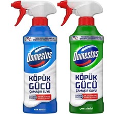 Happy Trend Köpük Gücü Çamaşır Suyu, Çam Esintisi 450 ml + Kar Beyazı 450 Ml, Set