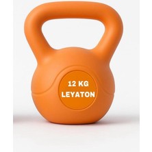 Happy Trend 12 kg Çaydanlık Tipi Dambıl Kettlebell Ağırlık Turuncu, 12KGKTTLBLL12