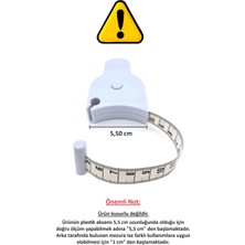 Happy Trend Vücut Boyun Kol Bacak Ölçüm Mezura Bel Çevresi Yağ Ölçer Metre 150CM