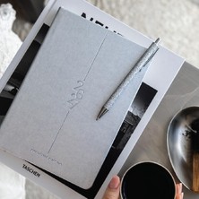 Happy Trend A5 Keten Akademik Haftalık Ajanda 16 Aylık - Gümüş