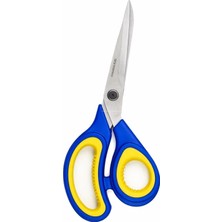Happy Trend Paslanmaz Çelik Makas, NO.GL190, Keskin Bıçak, Ofis, Okul Kullanımı, Çok Amaçlı, Dayanıklı Vidalı Yapı, Ergonomik, Hassas Kağıt, Karton, Kumaş Kesimi, Profesyonel Makas (9,5")