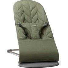 Happy Trend Bebek Beşiği Bliss Kumaş, Çiçek Yaprağı Dikişli, Koyu Yeşil