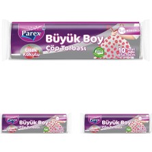 Happy Trend Büzgülü Çöp Torbası Çilek Kokulu Büyük Boy (3 Paketi)