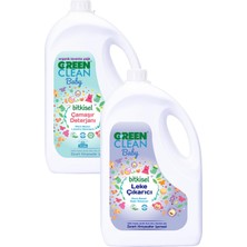 Happy Trend Clean Bitkisel Baby Çamaşır Deterjanı 2750ML ve Baby Leke Çıkarıcı 2750ML