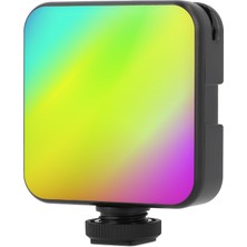 Happy Trend Rgb Video Işığı, Ayarlanabilir Parlaklık, 20 Yaratıcı Işık Efekti, 2000 Mah Pil, Usb-C