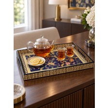 Pozzi Milano Glamour Mdf Servis Tepsisi - 40 x 25 x 4,5 cm