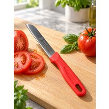 Ggs Solingen Küchenmesser Mutfak Bıçağı Mutfak Bıçağı 8,5 cm - Kırmızı