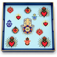 Pozzi Milano Icons El Desenli Polipropilen Tepsi - 33 × 33 × 4 cm