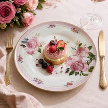 Easy Life Collection's Chant Des Roses Porselen Servis Tabağı 26,5 cm