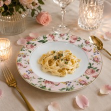 Easy Life Collection's Chant Des Roses Porselen Yemek Tabağı 21,5 cm