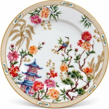 Easy Life Collection's Jardins D'orient Porselen Pasta Tabağı - 19 cm