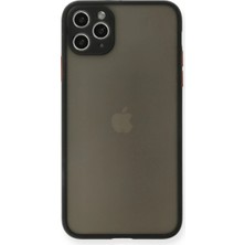 SBN - Store Apple iPhone 11 Pro Max Kılıf Montreal Silikon Kapak - Siyah